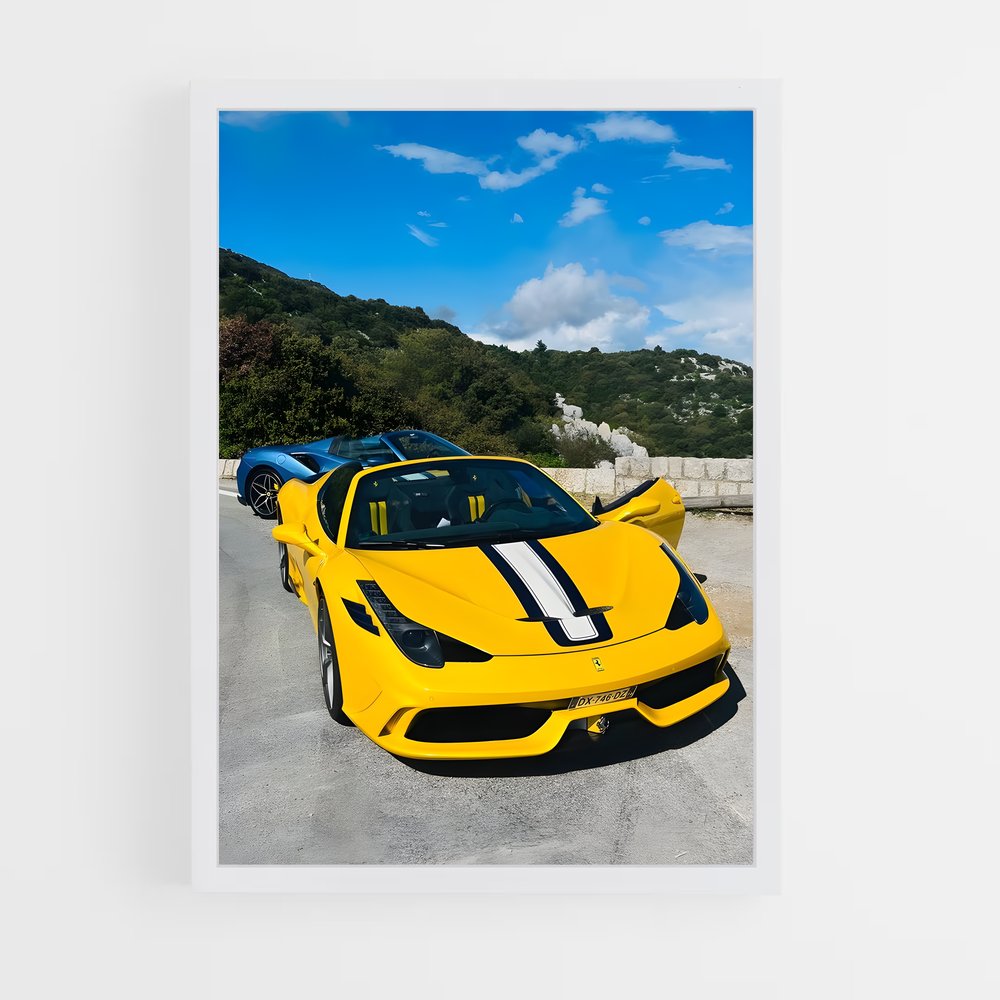 Poster speciale aperta – affiche Ferrari (vue 3)